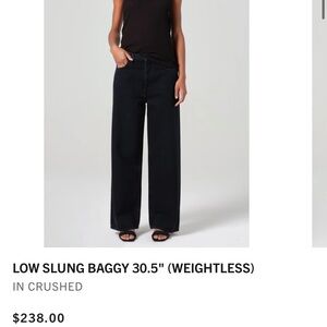 AGOLDE Low Slung Baggy Jeans